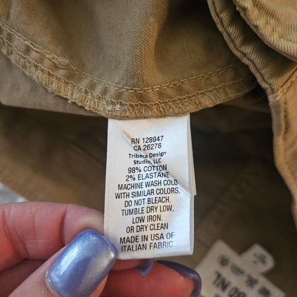 Nili Lotan Jenna Pant Womens Size 6 Khaki - Picture 8 of 11